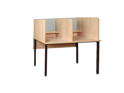 Стол для лингафонного кабинета со стеклом - фото 26081423