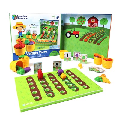 LER5553 Развивающая игрушка "Выращиваем овощи" (46 элементов) - фото 47588989