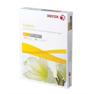 Бумага XEROX COLOTECH PLUS, А4, 250 г/м2, 250 л., для полноцветной лазерной печати, А++, Австрия, 170% (CIE), 003R98975 - фото 49128347