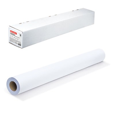 Бумага широкоформатная рулон для плоттера, 610 мм х 30 м х втулка 50,8 мм, 120 г/м2, белизна CIE 146%, BRAUBERG, 110621 110621