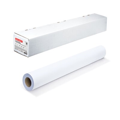 Бумага широкоформатная рулон для плоттера 610 мм х 30 м х втулка 50,8 мм, 160 г/м2, белизна CIE 146%, BRAUBERG, 110623 110623