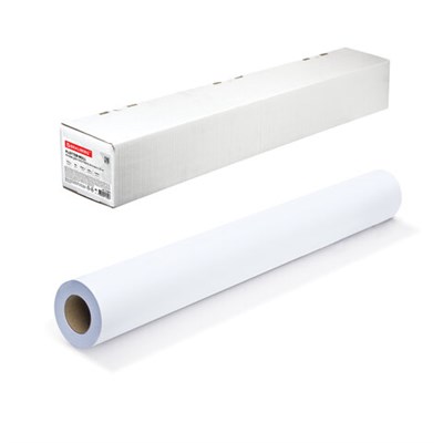 Бумага широкоформатная рулон для плоттера, 914 мм х 30 м х втулка 50,8 мм, 160 г/м2, белизна CIE 146%, BRAUBERG, 110624 110624