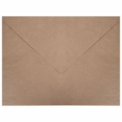 Конверты (290х390 мм) КРАФТ, без клея, 90 г/м2, КОМПЛЕКТ 500 шт., треугольный клапан 112366