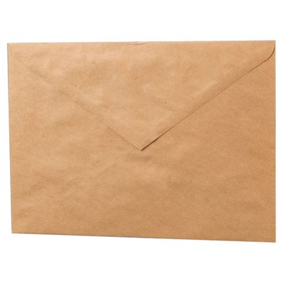 Конверты С5 (162х229 мм) КРАФТ, клей, 90 г/м2, КОМПЛЕКТ 1000 шт., треугольный клапан, 76423 111650