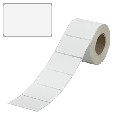 Этикетка ТермоЭко (58х40 мм), 700 этикеток в ролике, прозрачная подложка из пленки, светостойкость до 2 месяцев, 114504, 54240 114504