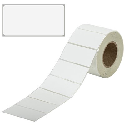 Этикетка ТермоТоп (58х30 мм), 900 этикеток в ролике, прозрачная подложка из пленки, светостойкость до 12 месяцев, 114497, 54232 114497