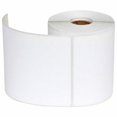 Этикетка термотрансферная ПОЛИПРОПИЛЕНОВАЯ (100х150 мм), 250 этикеток в ролике, 53078 111966