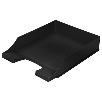 Лоток горизонтальный для бумаг BRAUBERG-CONTRACT, А4 (340х254х66,5 мм), черный, 230879 - фото 49177538