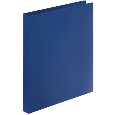 Папка на 4 кольцах STAFF, 25 мм, синяя, до 170 листов, 0,5 мм, 225724 - фото 49180437