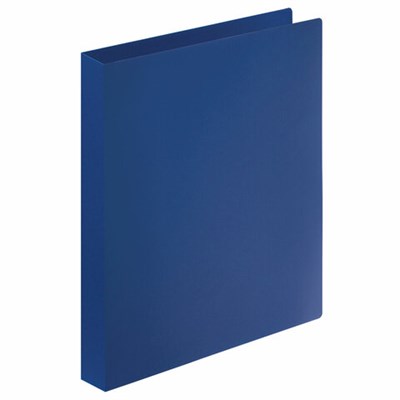 Папка на 4 кольцах STAFF, 30 мм, синяя, до 250 листов, 0,5 мм, 229218 - фото 49180478