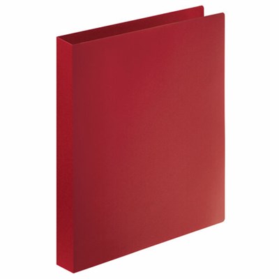 Папка на 4 кольцах STAFF, 30 мм, красная, до 250 листов, 0,5 мм, 229246 - фото 49180511
