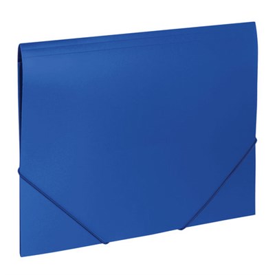 Папка на резинках BRAUBERG "Office", синяя, до 300 листов, 500 мкм, 227712 - фото 49180546