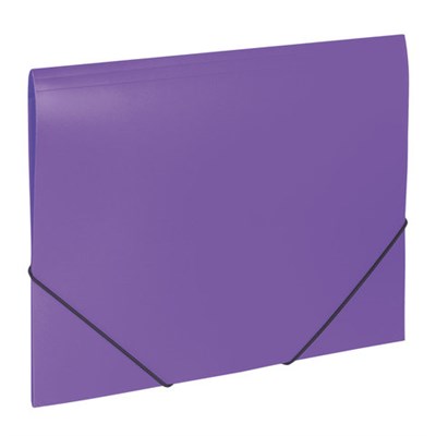 Папка на резинках BRAUBERG "Office", фиолетовая, до 300 листов, 500 мкм, 228081 - фото 49180610