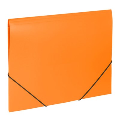 Папка на резинках BRAUBERG "Office", оранжевая, до 300 листов, 500 мкм, 228084 - фото 49180639