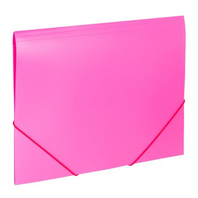 Папка на резинках BRAUBERG "Office", розовая, до 300 листов, 500 мкм, 228083 - фото 49180711