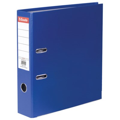 Папка-регистратор ESSELTE "Economy", покрытие пластик, 75 мм, синяя, 11255P - фото 49183734