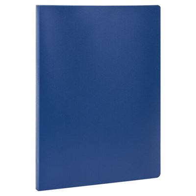 Папка с металлическим скоросшивателем STAFF, синяя, до 100 листов, 0,5 мм, 229224 - фото 49185079