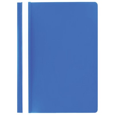 Скоросшиватель пластиковый STAFF, А4, 100/120 мкм, голубой, 229236 - фото 49185099