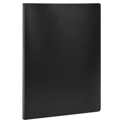 Папка с металлическим скоросшивателем STAFF, черная, до 100 листов, 0,5 мм, 229225 - фото 49185110