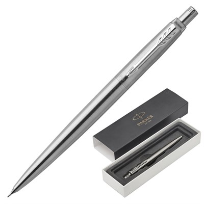 Карандаш механический 0,5 мм, PARKER "Jotter Essential CT", металлический корпус, серебристый, 1953381 181265 - фото 49187108