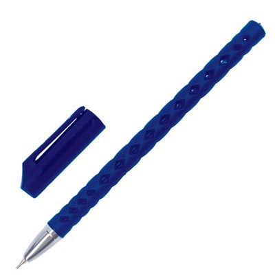 Ручка шариковая масляная BRAUBERG "Orient", СИНЯЯ, корпус синий, узел 0,7 мм, линия письма 0,35 мм, 142999 - фото 49202406