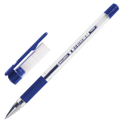 Ручка шариковая с грипом BRAUBERG "X-Writer", СИНЯЯ, узел 0,7 мм, линия письма 0,35 мм, 142403 - фото 49202711