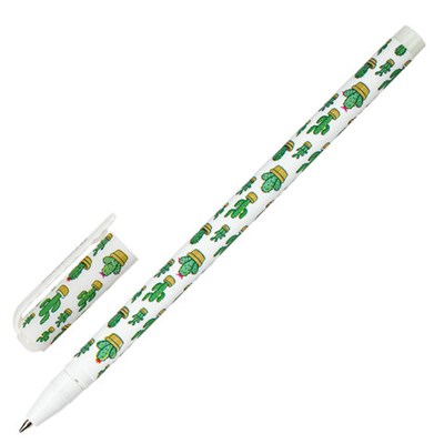 Ручка шариковая BRAUBERG SOFT TOUCH STICK "CACTUS", СИНЯЯ, мягкое покрытие, узел 0,7 мм, 143707 143707 - фото 49204733