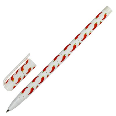 Ручка шариковая BRAUBERG SOFT TOUCH STICK "CHILI PEPPER", СИНЯЯ, мягкое покрытие, узел 0,7 мм, 143708 143708 - фото 49204925