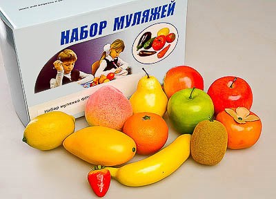 Набор муляжей фруктов - фото 49455378