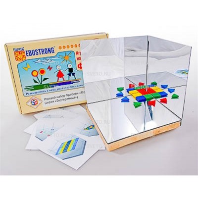 Игровой набор Фребеля "Мозаика геометрическая 3 D" - фото 49829244