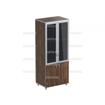 Шкаф с дверками со стеклом «Стайл» 80510