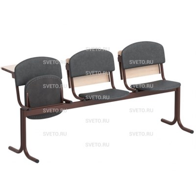 Блок стульев 3-х местный БС3(юос)
