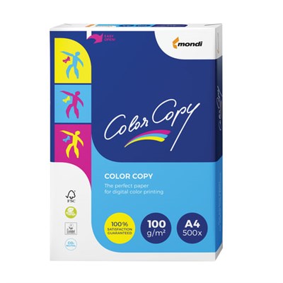 Бумага COLOR COPY, А4, 100 г/м2, 500 л., для полноцветной лазерной печати, А++, Австрия, 161% (CIE), A4-33709 110346 - фото 49882170