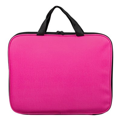 Папка на молнии с ручками STAFF EVERYDAY, А4, полиэстер, ярко-розовая, 270734 270734