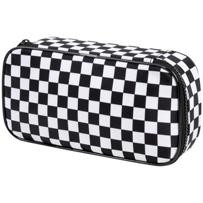 Пенал-органайзер BRAUBERG, 1 отделение, полиэстер, 22x11,5x6 см, "Black and white", 271572 271572