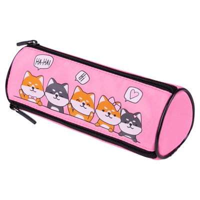 Пенал мягкий BRAUBERG, 3 отделения, нейлон, 21х7х7 см, "Puppies", 270839 270839