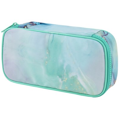 Пенал-органайзер BRAUBERG, 1 отделение, полиэстер, 22x11,5x6 см, "Mint marble", 271571 271571