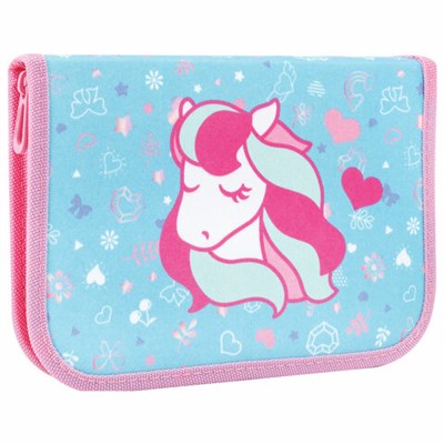 Пенал TIGER FAMILY 1 отделение, "Musical Pony", 20х14х4 см, 270249 270249