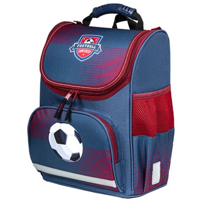 Ранец ПИФАГОР BASIC, 1 отделение, 3 кармана, эргономичная спинка, "Champion", 35х28х18 см, 270685 270685