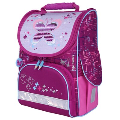 Ранец TIGER FAMILY для начальной школы, Nature Quest, "Playful Butterfly", 35х31х19 см, 228883, TGNQ-061A 228883