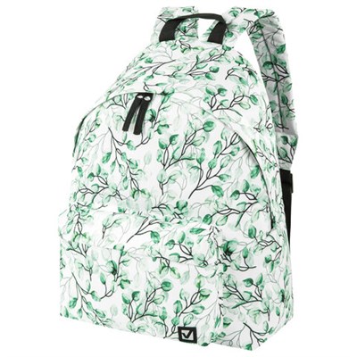 Рюкзак BRAUBERG СИТИ-ФОРМАТ универсальный, "Spring", белый, 41х32х14 см, 270793 270793