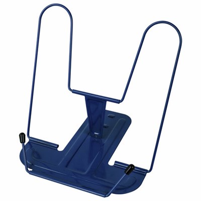 Подставка для книг и учебников BRAUBERG LINE+, металлическая, синяя, европодвес, 238071 238071