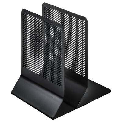 Держатель (ограничитель) подставка для книг BRAUBERG "Germanium Original", КОМПЛЕКТ 2 штуки, металл, 237978 237978