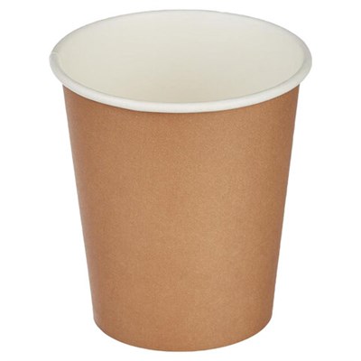 Стакан одноразовый бумажный 200/276 мл, D 80 мм, 50 шт., однослойный для холодного/горячего, Craft 2.0, СКАНДИПАКК, -2201, 771S70900-2201 606899