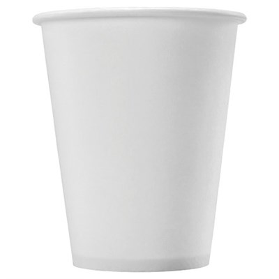 Стакан одноразовый бумажный 180/205 мл, D 72 мм, КОМПЛЕКТ 80 шт., однослойные, белые, холодное/горячее, ФОРМАЦИЯ, HB72-205-0000 606193