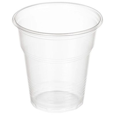 Стакан одноразовый 100 мл, ПЛОТНЫЙ, пластиковый ПП, прозрачный, КОМПЛЕКТ 100 шт, 608258, 46025266532 608258