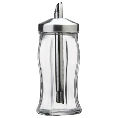 Сахарница с дозатором, объем 260 мл, PASABAHCE "Black&White", фирменная подарочная упаковка, 80078 605221