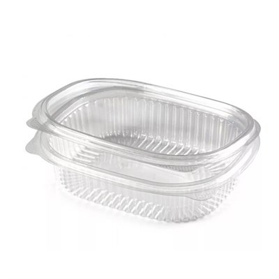 Одноразовый контейнер овальный 350 мл, С КРЫШКОЙ, ЮП-РКС, КОМПЛЕКТ 360 шт., прозрачный, ПЭТ, ЮУПМ6003 608013