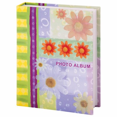 Фотоальбом BRAUBERG на 200 фотографий 10х15 см, твердая обложка, "Настроение", разноцветный, 390670 390670