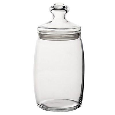 Банка для сыпучих продуктов, с крышкой, КОМПЛЕКТ 2 штуки, 1100 мл, стекло, PASABAHCE "ЧЕШНИ", фирменная подарочная упаковка, 97425 605191